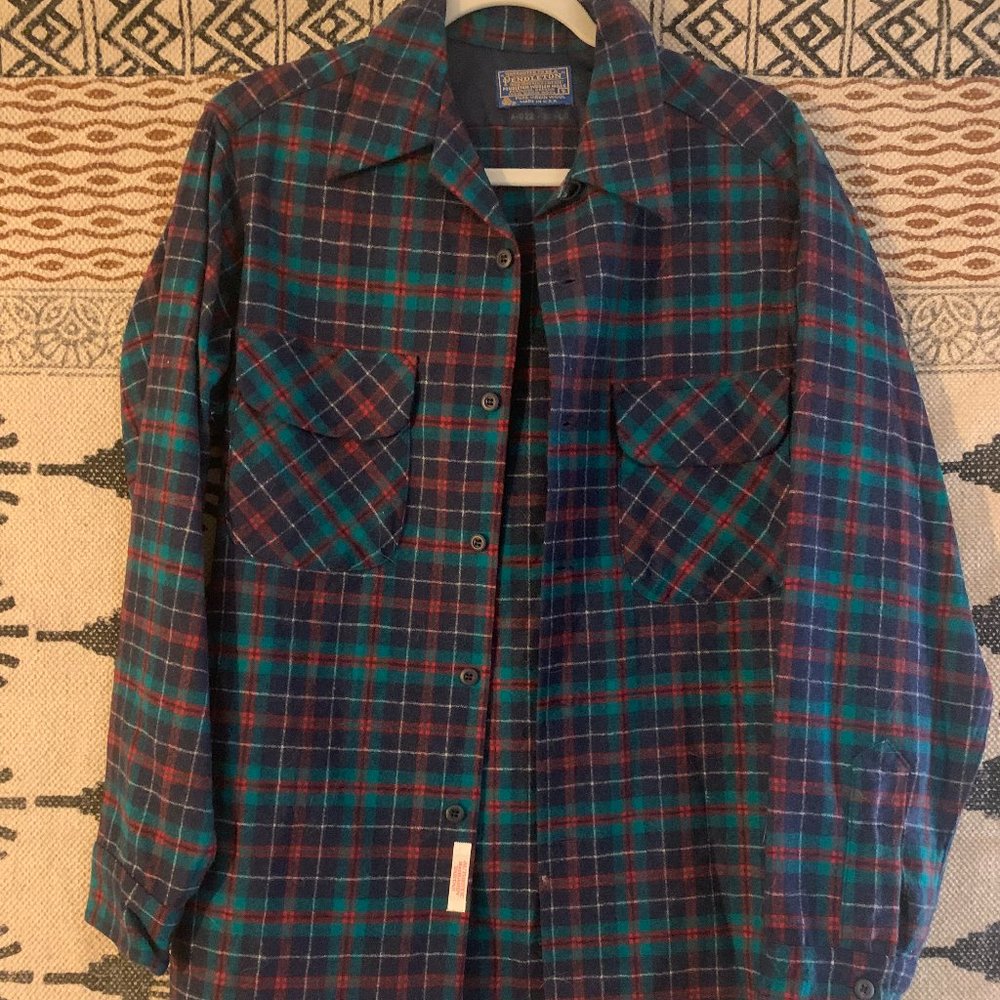 Vintage 60s/70s Pendleton Board Shirt/Flannel Men's Size S